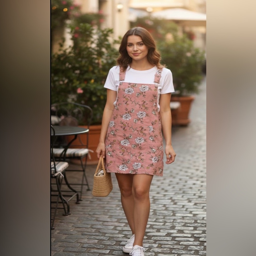 No Boundaries Floral Pink Bag